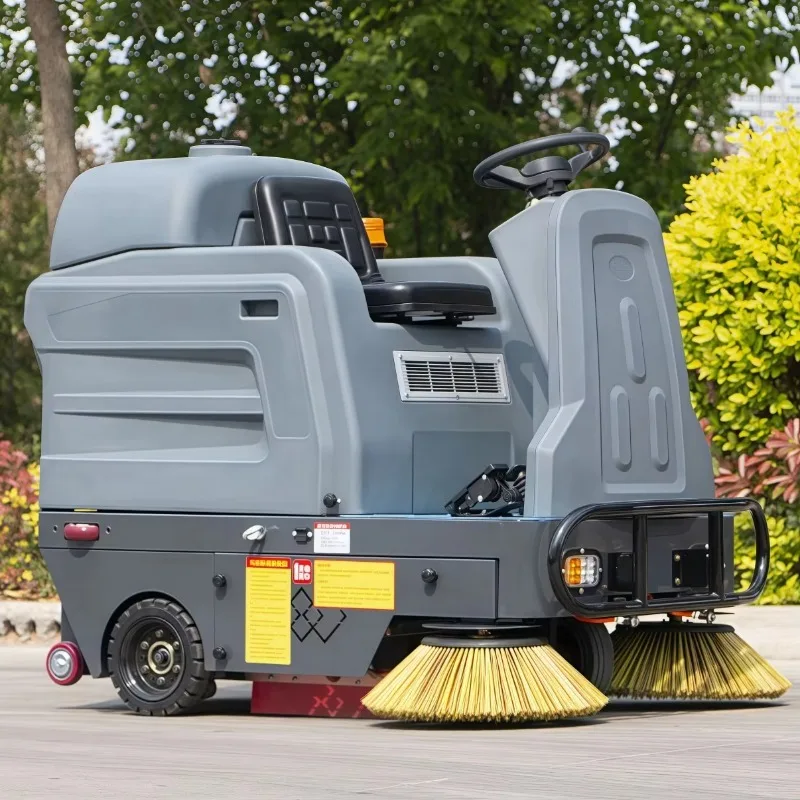 Road Sweepers Truck Street Sweeper Machine Industrial Electric Vacuum Sweeper for Municipality 2