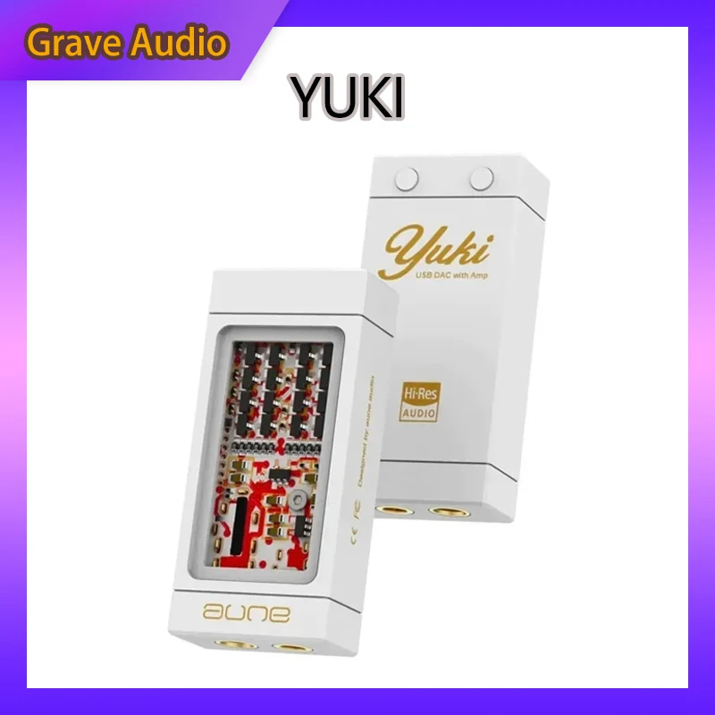 Aune YUKI 하이파이 앰프 휴대용 디코딩 DAC AMP 듀얼 CS43198 PCM32bit/768k DSD256 완전 이산 밸런스드 OTG 어댑터 케이블