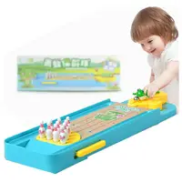 Cartoon Mini Bowling Set Toys Table Game Frog Bowling Children's Toy Party Table Interactive Sport Games Educational Kids Gifts 1