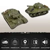 1/30 Rc Tanks Sherman Vs Pershing Infrared Battle Tanks 2.4ghz Rc Battling Panzer Henglong   Remote Control US Tank Model Kid To 1