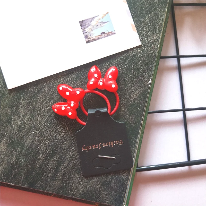 Disney Mickey Minnie Hairpin Children's Bow Hair Accessories Girls Headdress Cartoon BB Clip Girls Birthday Birth Gift Girl Hair hair accessories