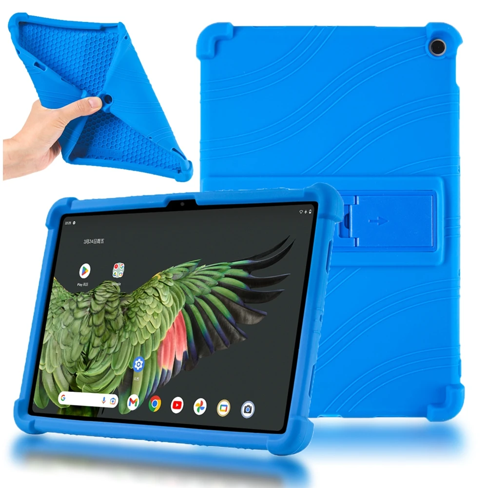 

Чехол для планшета Google Pixel, 10,95 дюймов, детский противоударный силиконовый чехол с подставкой для планшета Google Pixel, чехлы для планшетов