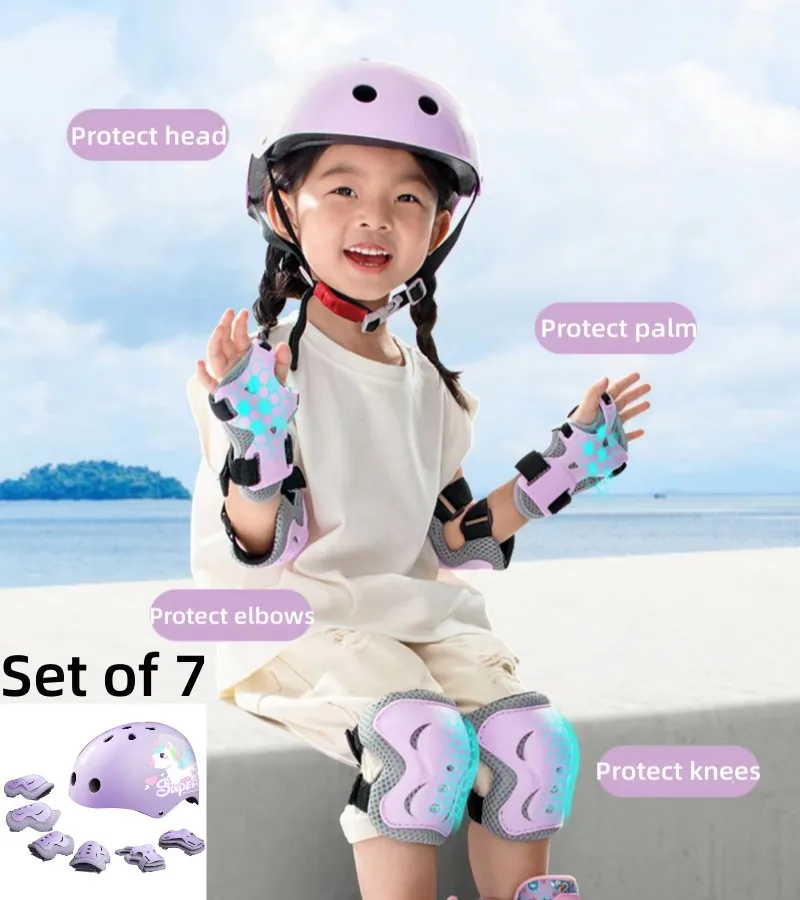 Motocross Rodilleras NiÃ±a AÃ±os Casco Y Rodilleras NiÃ±a