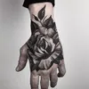 1 Sheet Hand Flower Tattoo Sticker Waterproof Lasting Temporary Tattoo 1