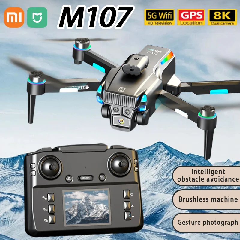 Xiaomi Mijia Drone M107 4K Professional 5G GPS HD Camera Photography Brushless Foldable Quadcopter RC Distance 3.0KM Drones Toys Xiaomi Mijia Drone M107 4K Professional 5G GPS HD Camera Photography Brushless Foldable Quadcopter RC Distance 3.0KM Drones Toys
