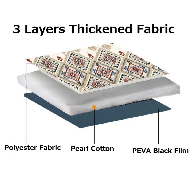 Outdoor Waterproof Camping Mat Thickened Printed Picnic Mat Tent Moisture-proof Pad Beach Blanket Baby Crawling Mat Multi Size 2