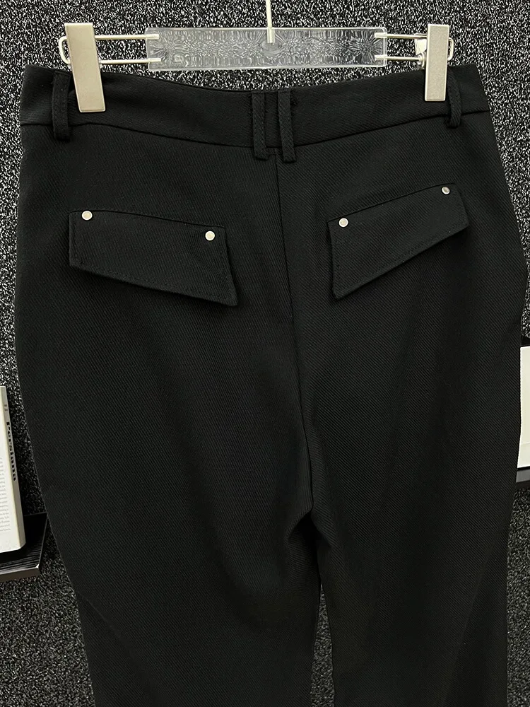 High-End Male Straight Trousers Casual Long Pants Men's Loose Comfort 2024 Spring Autumn All-Match Handsome Wide-Leg Pants