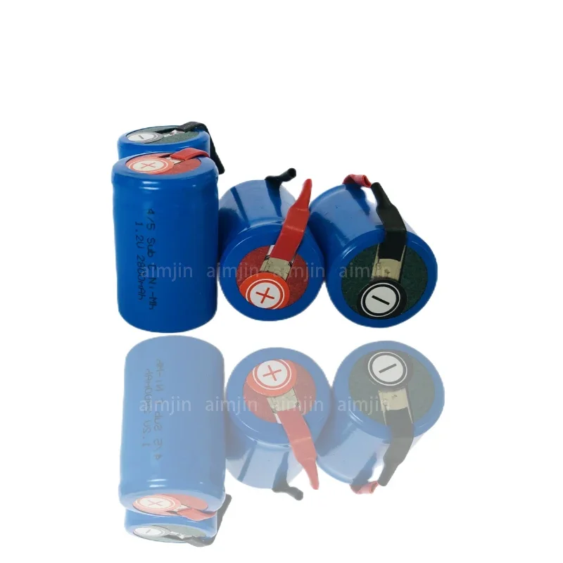 Nuovo 4/5Sc Sc Sub C Li-Ion Li-Po Batterie Ni-Mh Ricaricabili Ad Alta Scarica 1.2V 2800Mah Con Linguette Di Saldatura