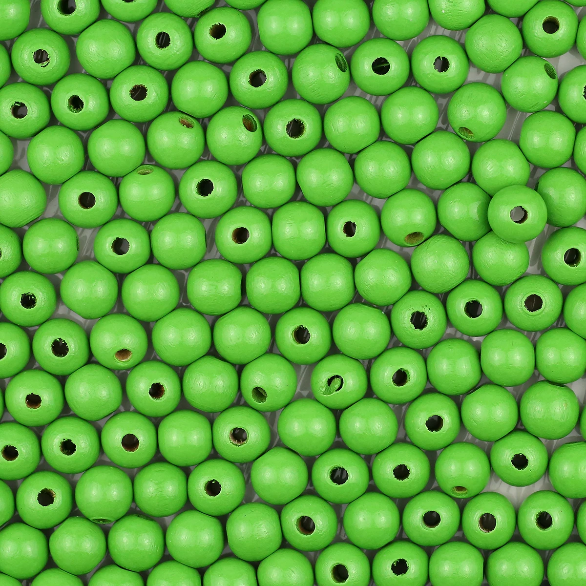 Vibrant Round Wooden Spacer Beads for DIY Jewelry and Accessories