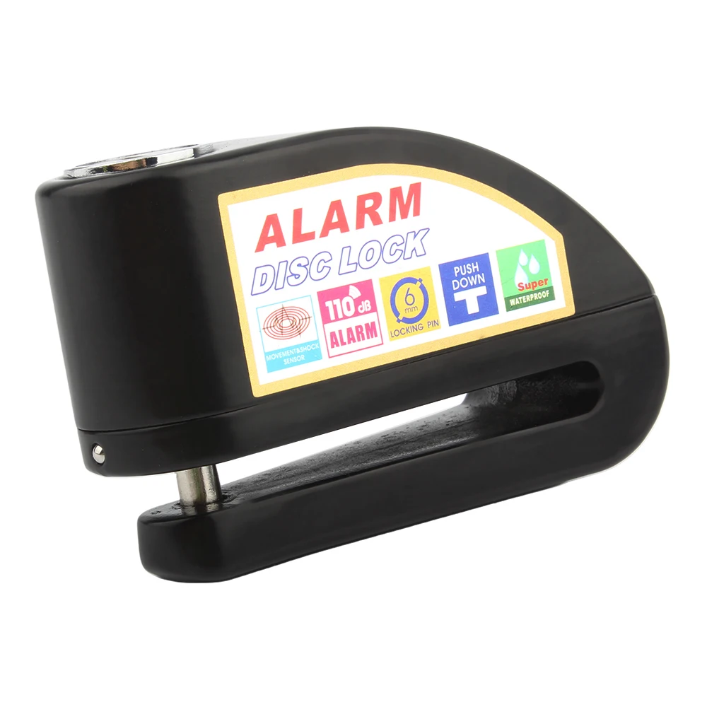 Motorcycle Disc Brake Lock Wheel Alarm for Motorcycle Scooter Bicycle