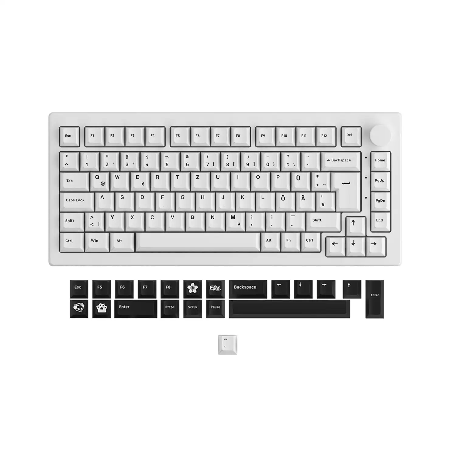 EVPAD 5S 6K ミニキーボード　セット Amazon.co.jp: 2.4GHz バックライト ミニキーボード タッチ