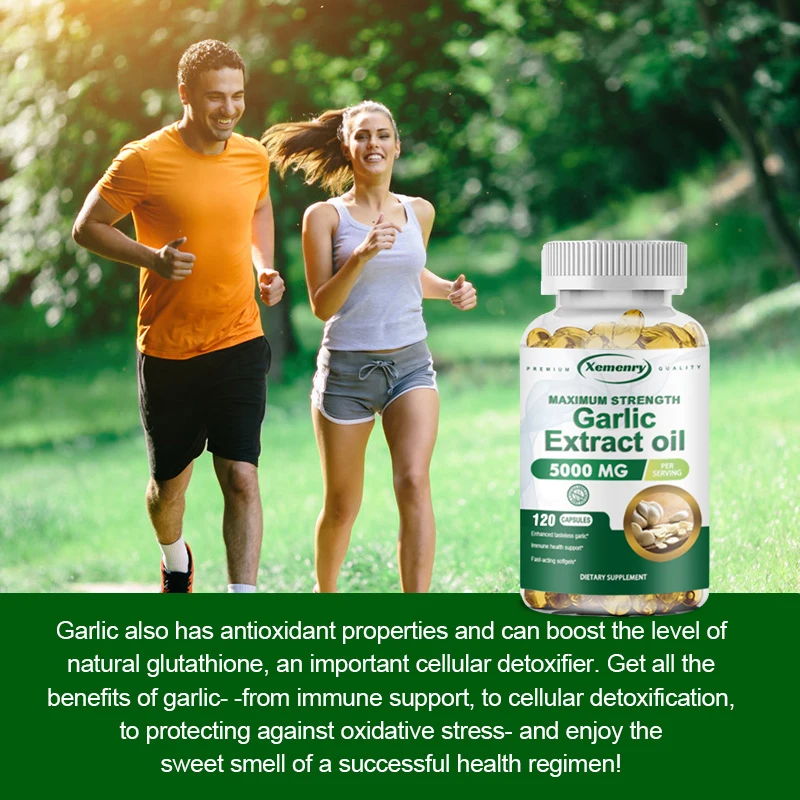 black seed oil capsules Garlic Oil Capsules for Immune and Cardiovascular Cholesterol Health Enhances Immunity