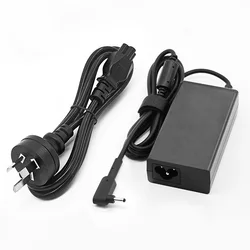Slim 65W Laptop Charger, 19V 3.42A, 3.0*1.1mm Connector - No plug (With AU Plug)