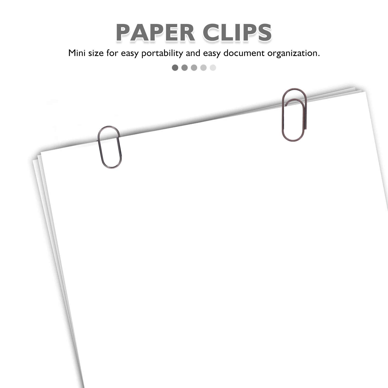 200pcs Mini Paper Clips Decorative Retro Metal Paperclips Bookmarks for Office Small Paper Clips for Crafts Stationery Supplies