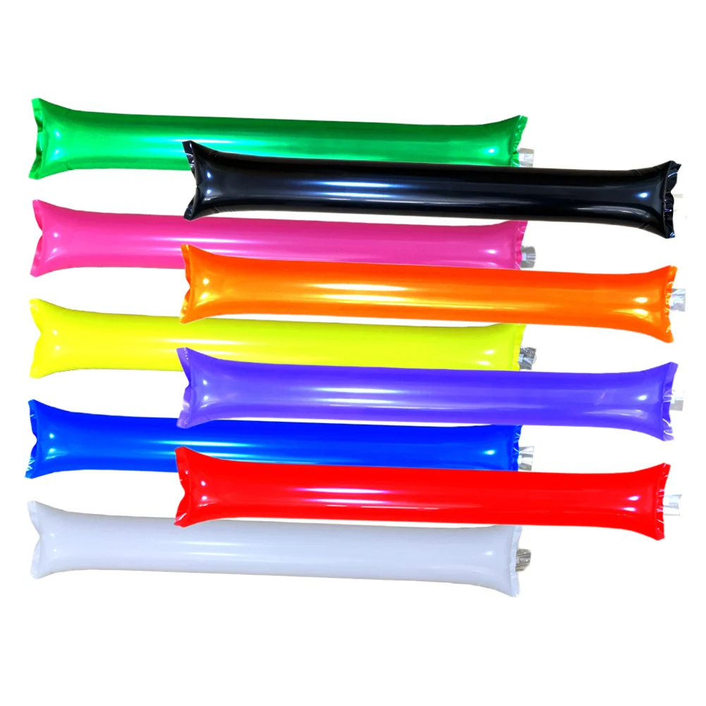 10pcs Inflatable Rods Stadium Noise Maker Refueling Rods Demonstration Balloon Inflator Party Sports Refueling Tools Cheer Props