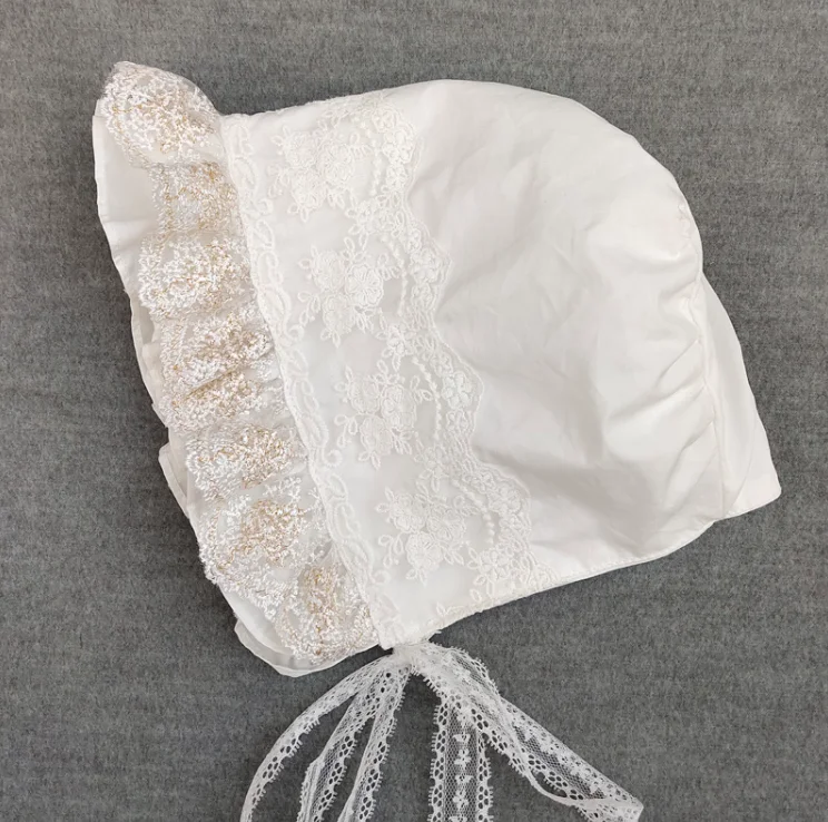 Medieval Vintage Maid Cosplay Pumpkin Cotton Cap Lace-up Adjustable Hat Women Girls Lolita Lace Bonnet Ruffled Hat Beanies Cap