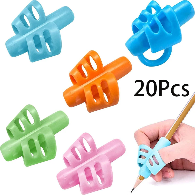 

20Pcs Pencil Holder Corrector For Kindergarten Beginners Elementary School Students To Correct Pen Holding Posture