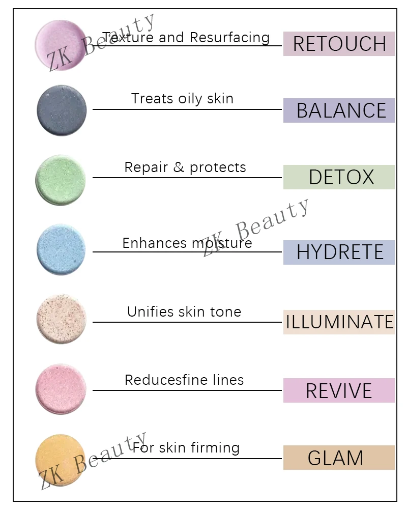 Newest CO2 Oxygen Bubble Kit Skin Care Oxygen Pods Capsule Balance Illuminate Revive Skin Exfoliation Tightening Product 2
