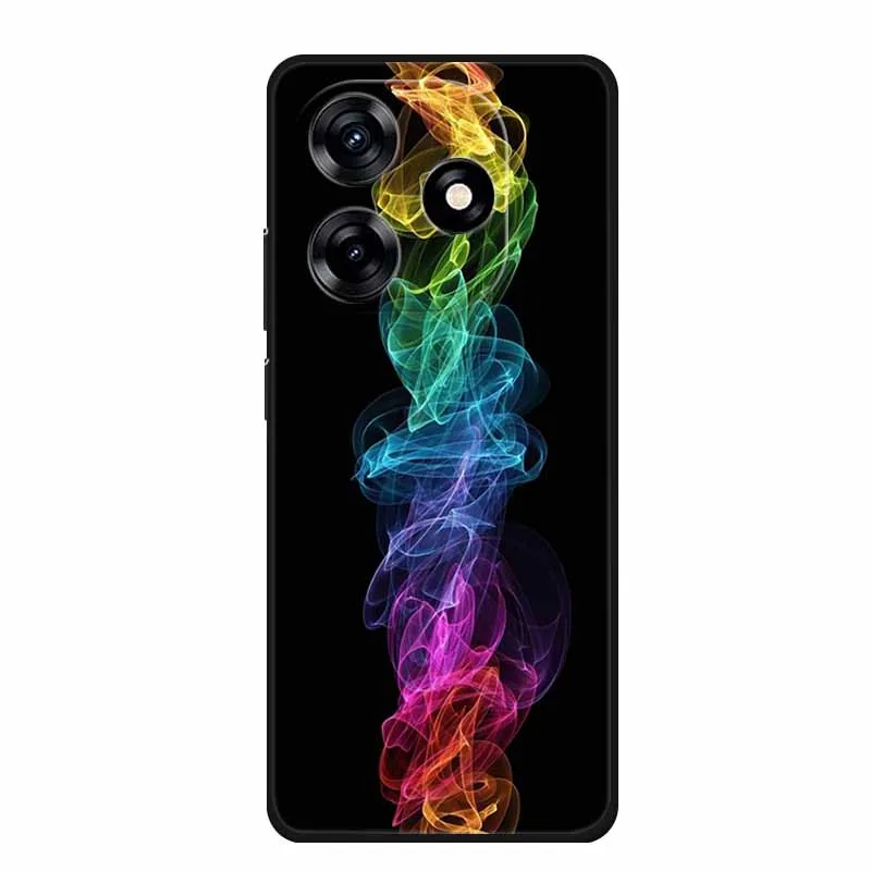 Animal Black Silicone Soft Back Phone Case Cover