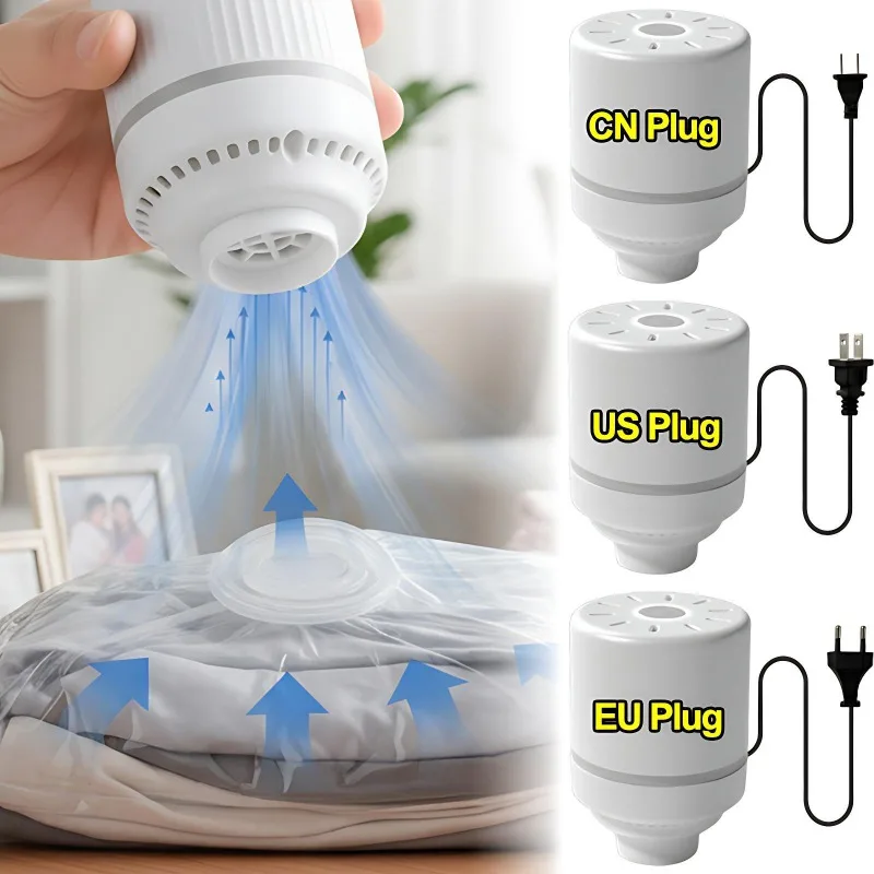 Electric Air Pump & Automatic Vacuum Sealer – Space Saver for Clothes & Food 1