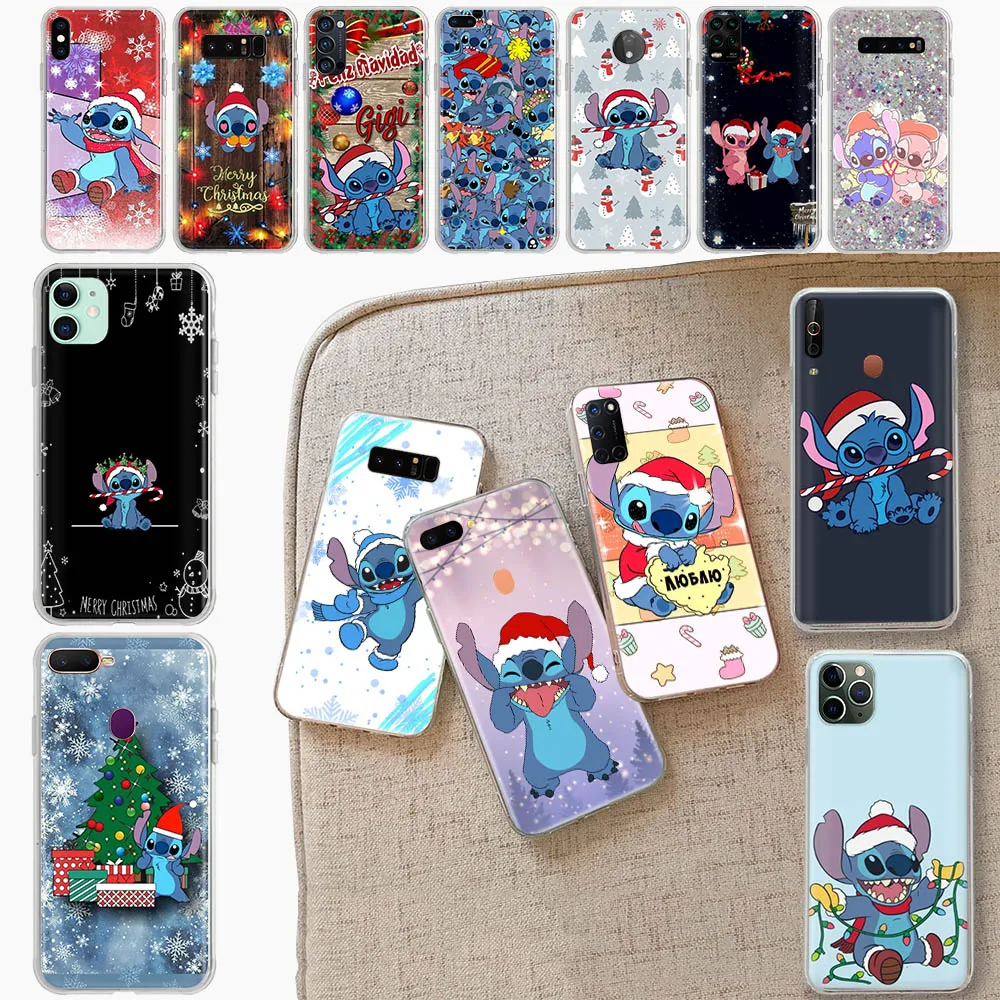 B-39 Stitch Christmas Tpu Case Per Infinix Note S5 Lite 12 Smart 4 5 4C 6 Zero 8 8I X Neo Hot 20I 20 Pro