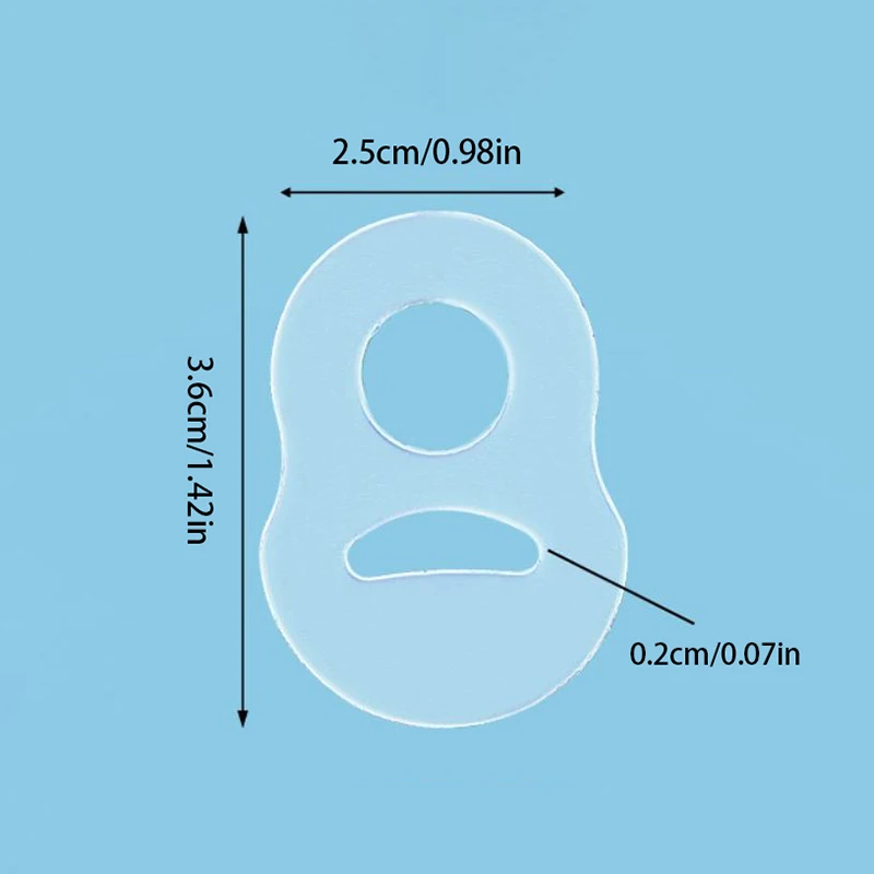 Ingrown Toenail Corrector 2Pcs Silicone Ingrown Toenail Correction Invisible Ingrown Toe Finger Nail Straightening Protector Brace Pedicure Feet Care Tool