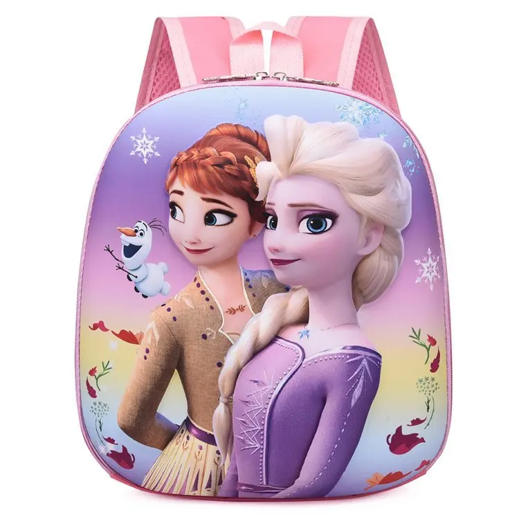 Disney frozen Mickey mouse Minnie Children's school bag kindergarten boy girl baby backpack cute cartoon egg shell backpack 4