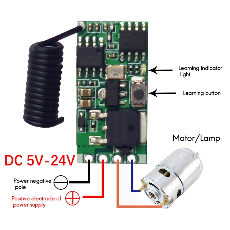 Wireless Controller DC Motor Speed Regulator 3.7-24V High Power Drive Module dc motor speed controller motor speed controller electric motor speed controller