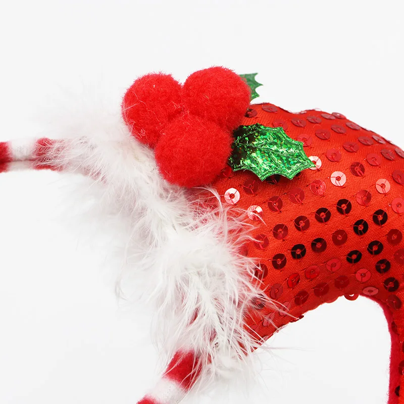 (1 Piece/bag) 23 * 16cm Christmas Decoration Clown Headband Holiday Party Supplies For Children And Adults DIY