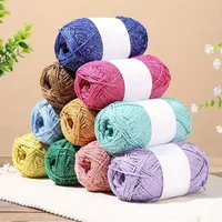 3.52oz Colorful Shiny Thread, Colorful Shiny Thread, Medium Thick Thread, Knitted Sweaters, Vests, Cushions And Other Crafts 1