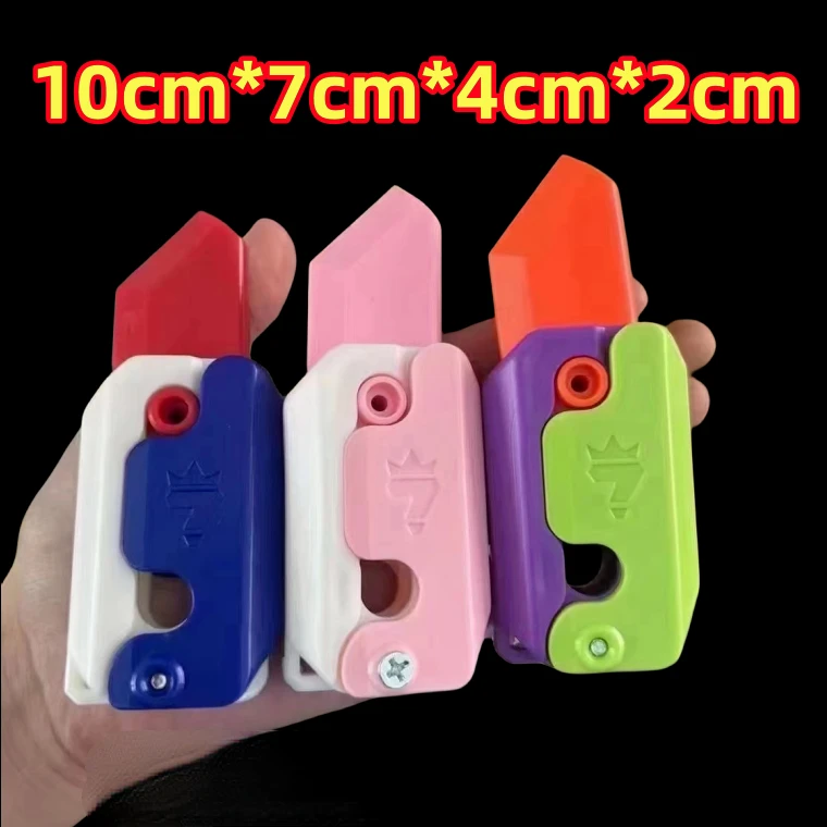 

Gravity Radish Foldable Decompression Radish Knife Plastic Toy Model Cute