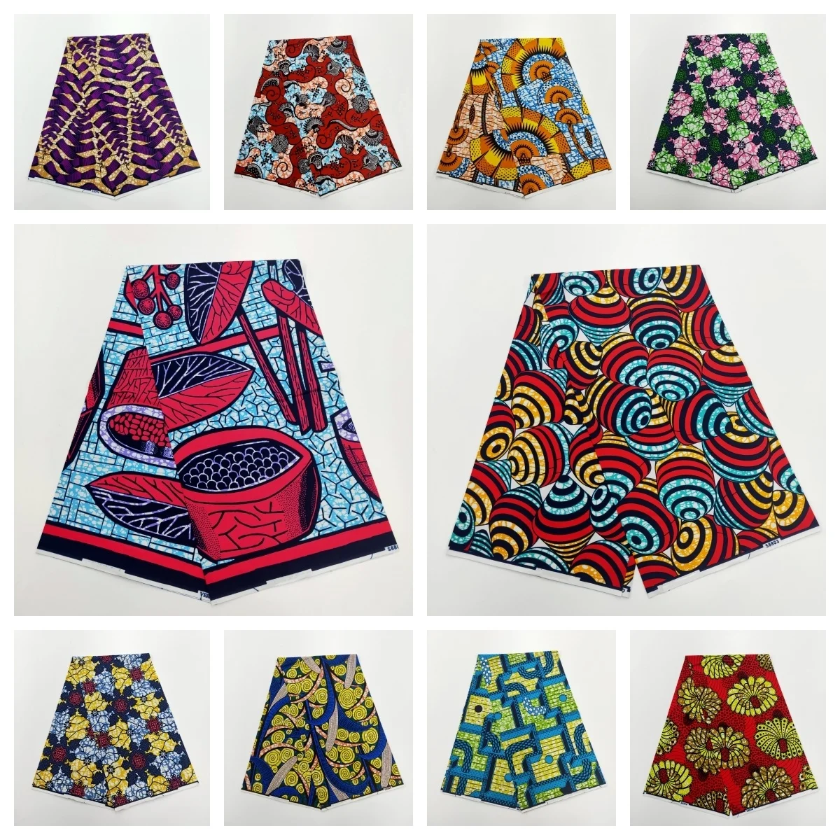 

Воск Анкара 2024, ткань высокого качества, африканская вощеная ткань принтом 100% хлопок, мягкий Африканский гарантированный настоящий воск для платьев