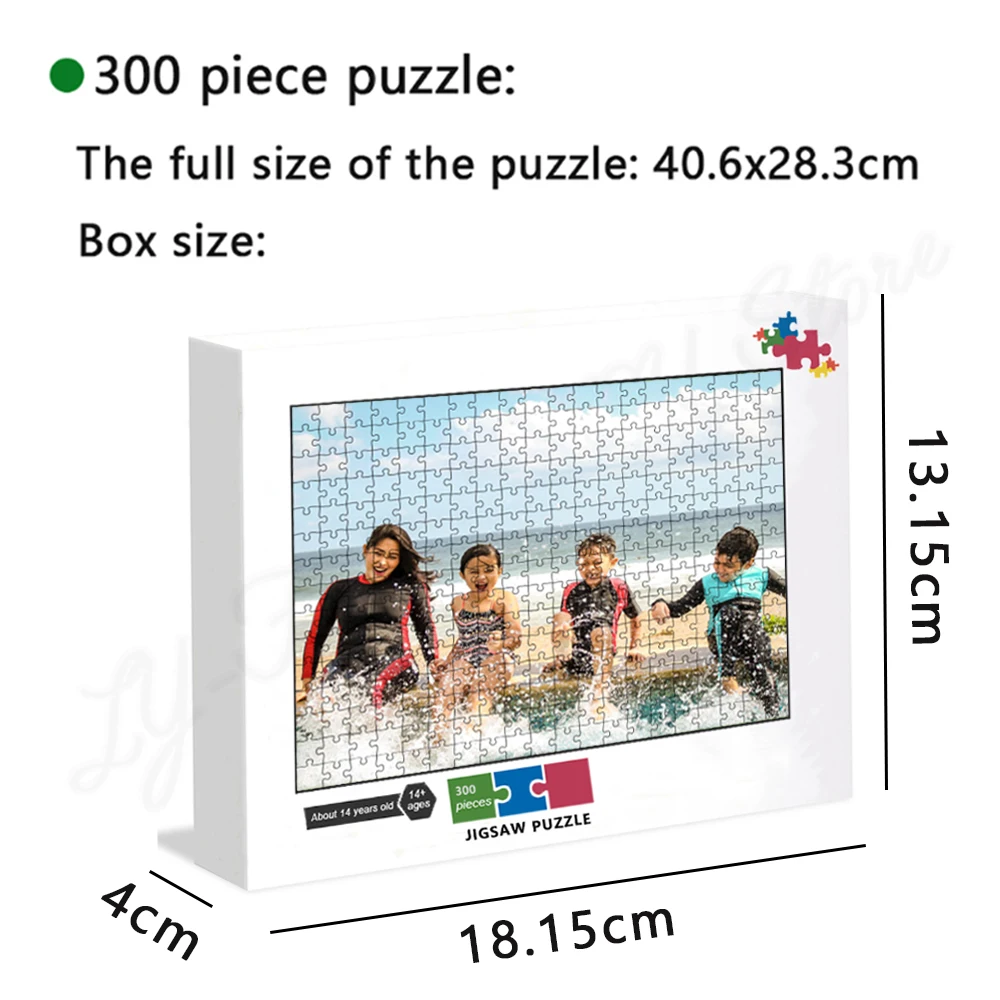 Fotka nestandartní personalizované lupenková pil a puzzle přizpůsobené snímek DIY vzdělávací hraček pro dospělé dekorace collectiable dar