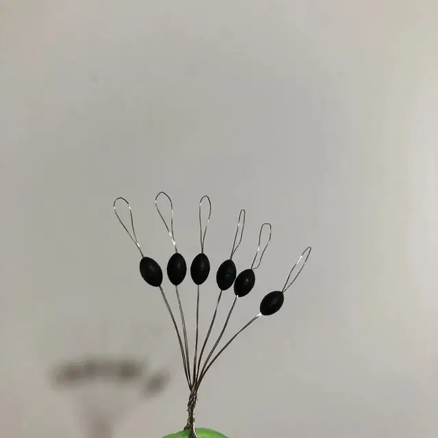 100 그룹 세트 고무 스페이스 콩: 낚시 매니아 필수품