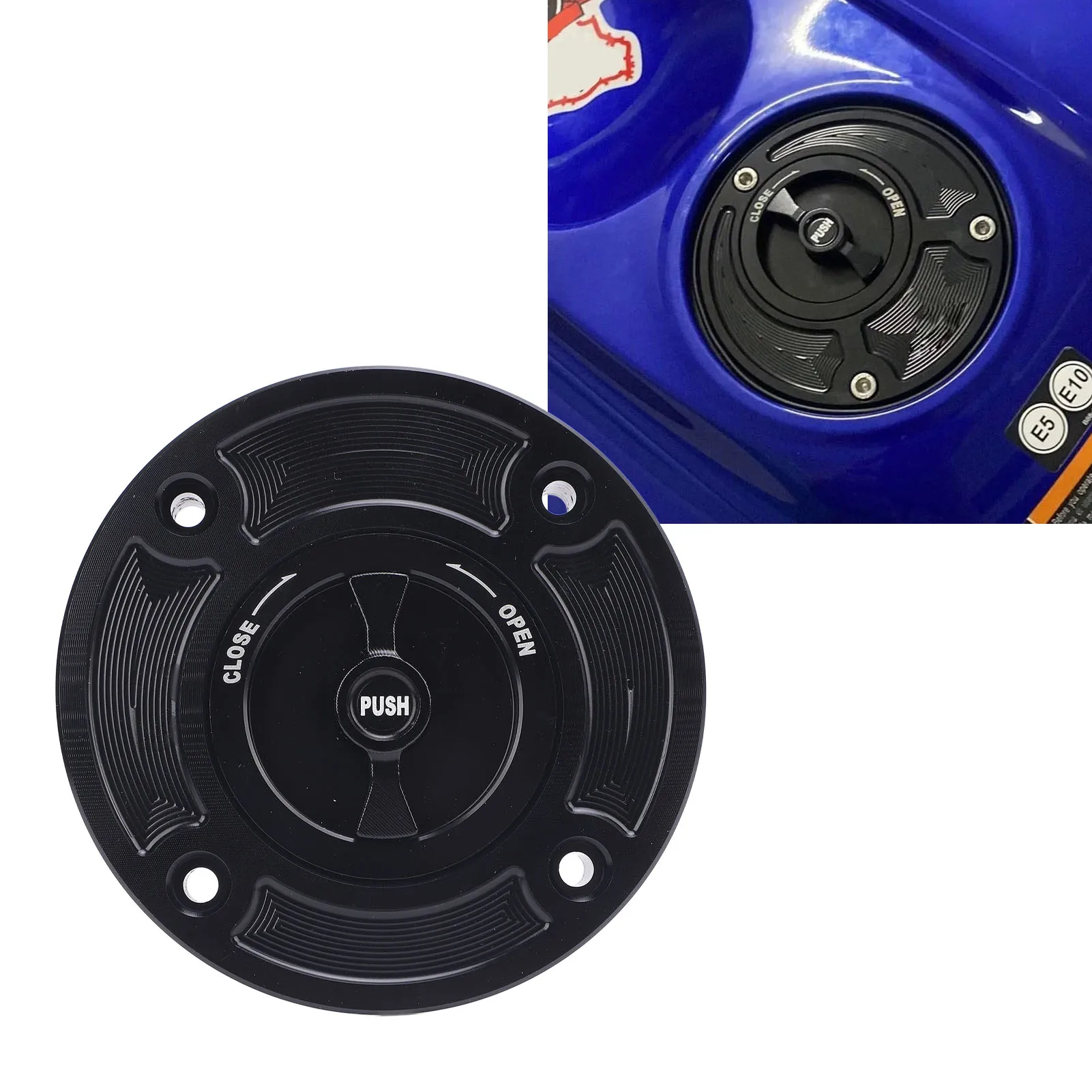 Motorcycle Gas Oil  Cover Motorcycle Fuel   Debris Blocking Secure Sealing Prevent Spillage for GS600F 2000 To 2001