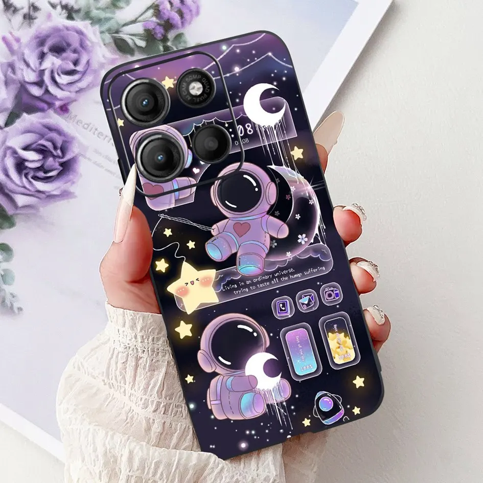 Cute Panda Lion Shockproof Silicone TPU Phone Case Cover