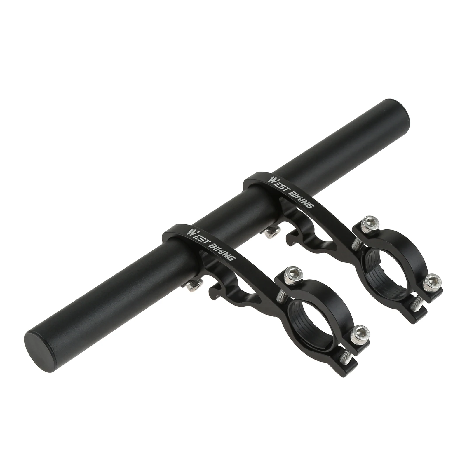 

1pc 25cm Bicycle Handlebar Extension Lightweight Double Bike Handlebar Bracket Aluminium alloy MTB Road Bike Handlebar Extender