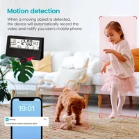 HD 4K Mini WiFi Clock Camera, Supports Mobile Detection, Remote Viewing, Circular Storage, Home Nanny Style WiFi Camera 4