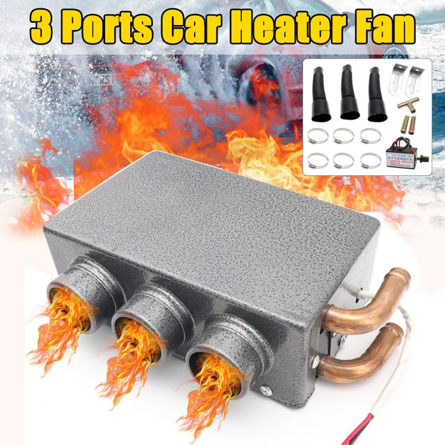 3 loch Auto Heizung Auto Van Heizung Fan DC 12V 24V Tragbare  Windschutzscheibe Defroster Luft Heizung Für RV wohnmobil Anhänger Lkw