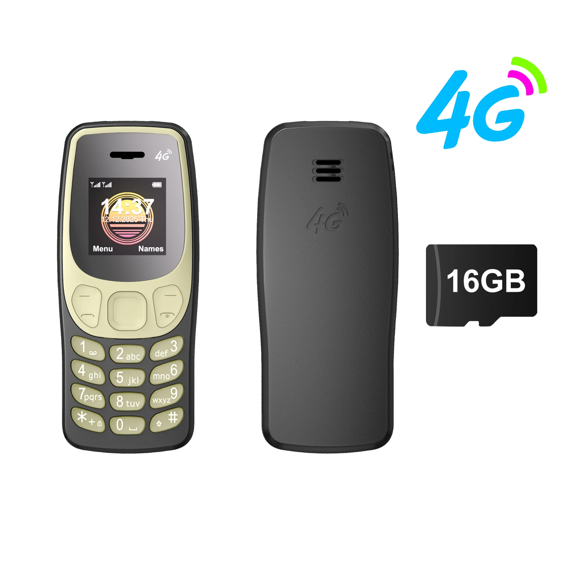 yellow N16GB TF card