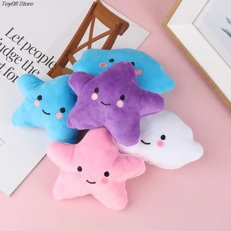 Creative Pillow Plush Cushion Toys,Star Pillow,Plush Toys,Stars And Moon Doll,Cloud Expression,Cute Toys,Nap Pillow Doll for Kids Children Girls