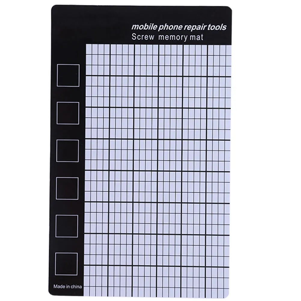 145x90mm 자기 나사 매트 메모리 차트 작업 패드 휴대폰 수리 도구