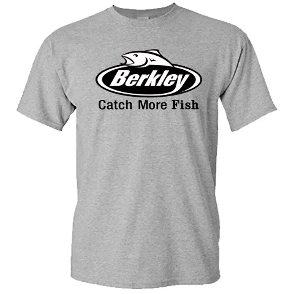 Berkley FIshing Logo Men's Grey T-Shirt Size S M L XL 2XL 3XL 4XL 5XL -  AliExpress
