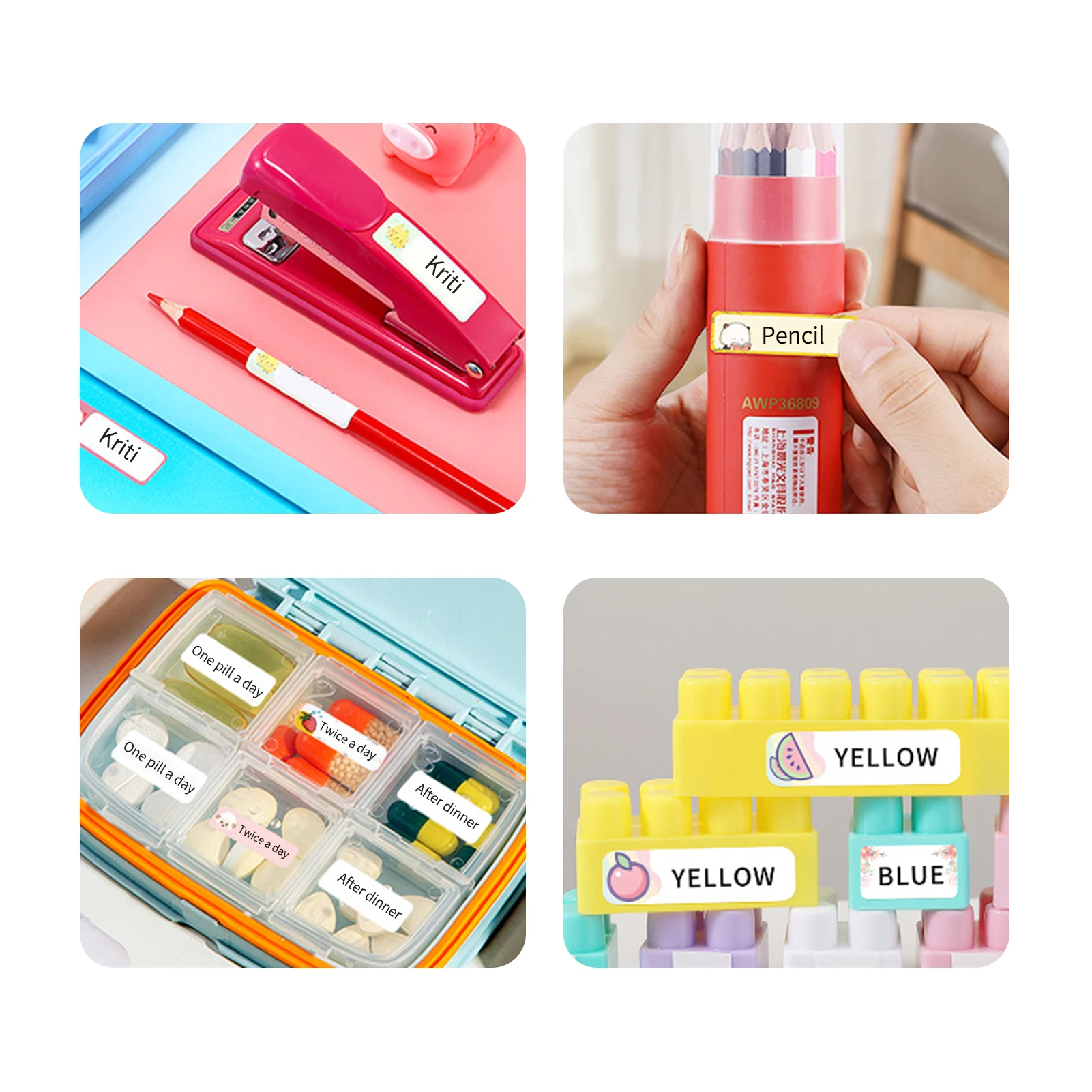 NIIMBOT D110 Label Maker Machine Mini Pocket Thermal Label Printe BT Printer Prince Tag DIY Date Journal Study Label Machine