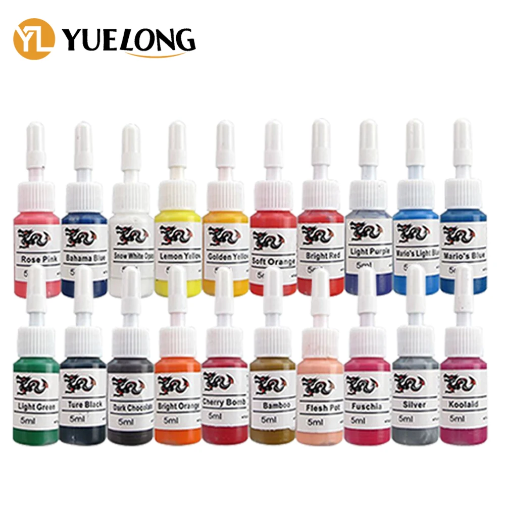 7/14/20 Color 5ml Tattoo Ink Pigment Beauty Paints For Body Art