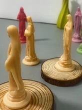  New Virgin Mary DIY Father Jesus Christ Statue Epoxy Mousse Cake Tool Candle Silicone Mold 