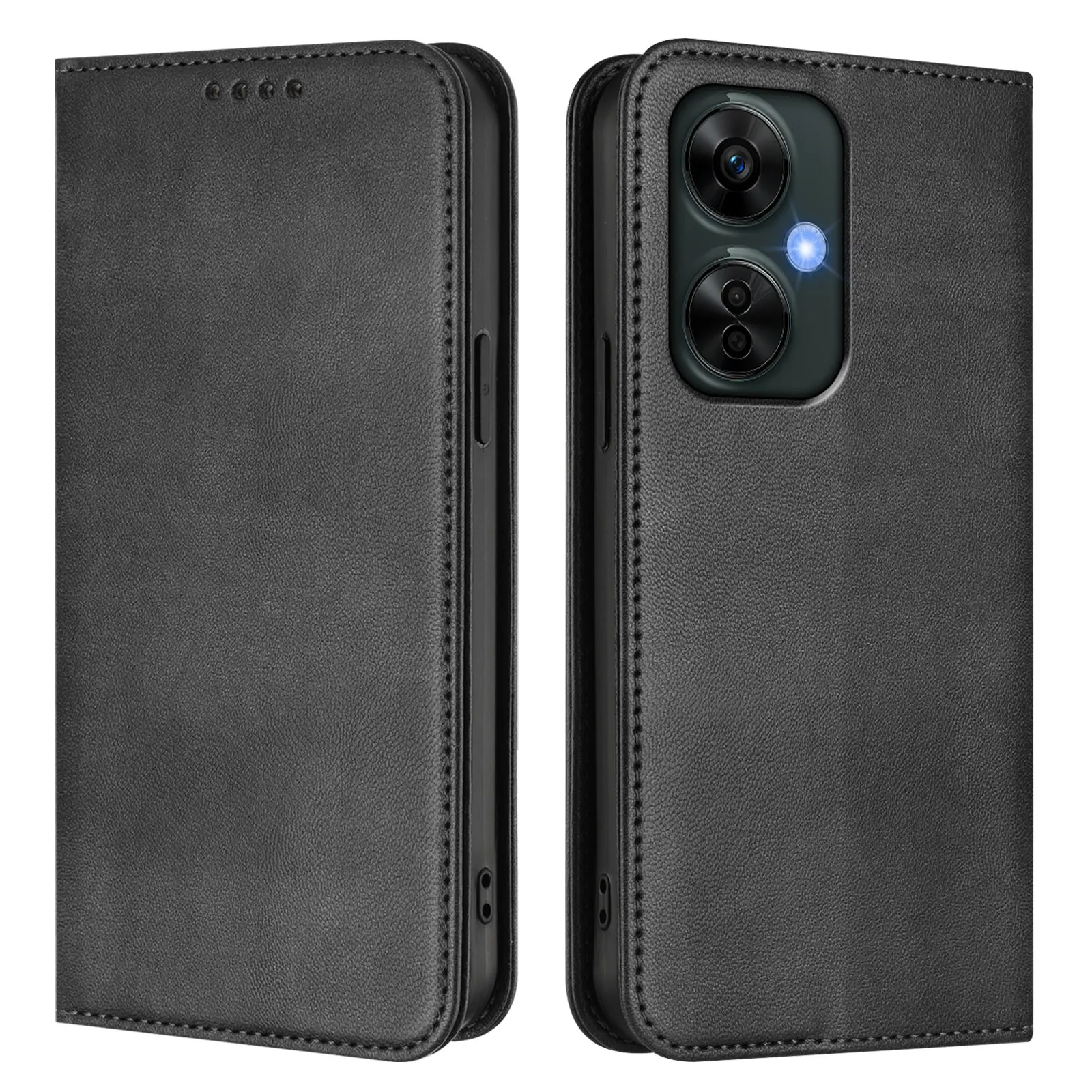Leather Magnetic Wallet Case - Stylish Book-Style Phone Cover