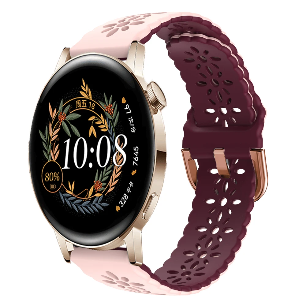 Universal 20mm Silicone Watchband Replacement Strap Bracelet