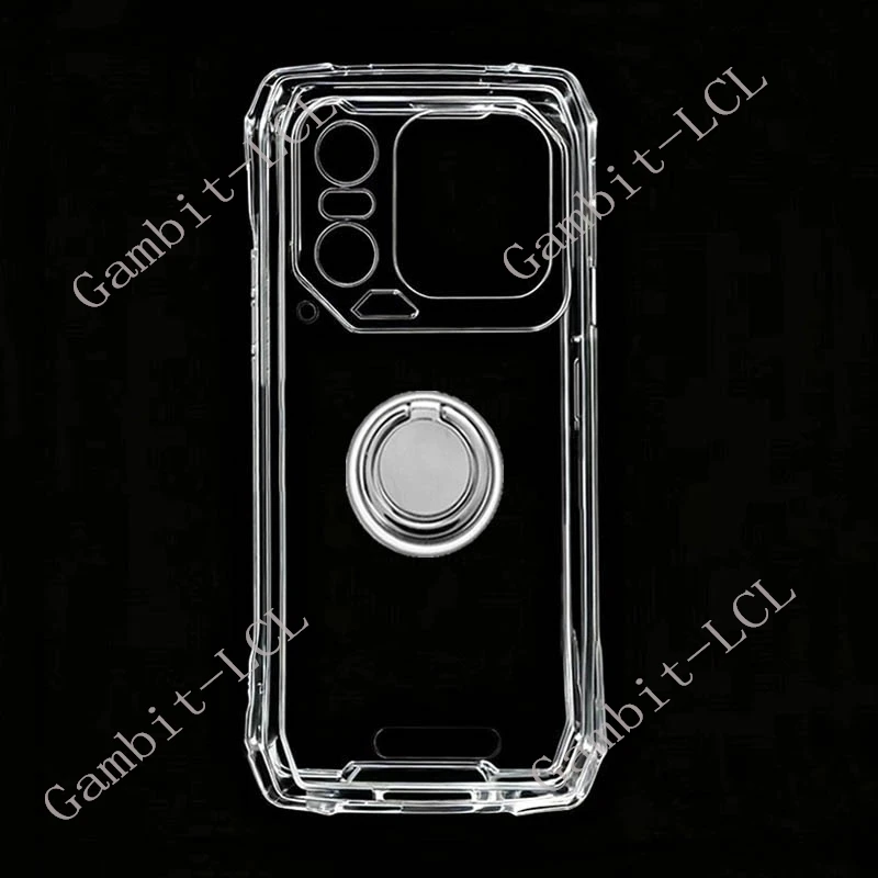 Blackview Xplore1 6.78 Back Ring Holder Phone Cover - TPU Soft Silicone Case