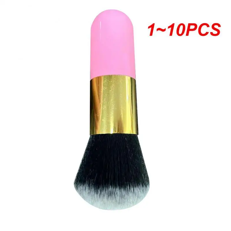 

1 ~ 10 шт. модная кисть для основы под макияж, Кисть для макияжа, косметический инструмент, косметика, Большая одиночная кисть для пудры, макияж для лица